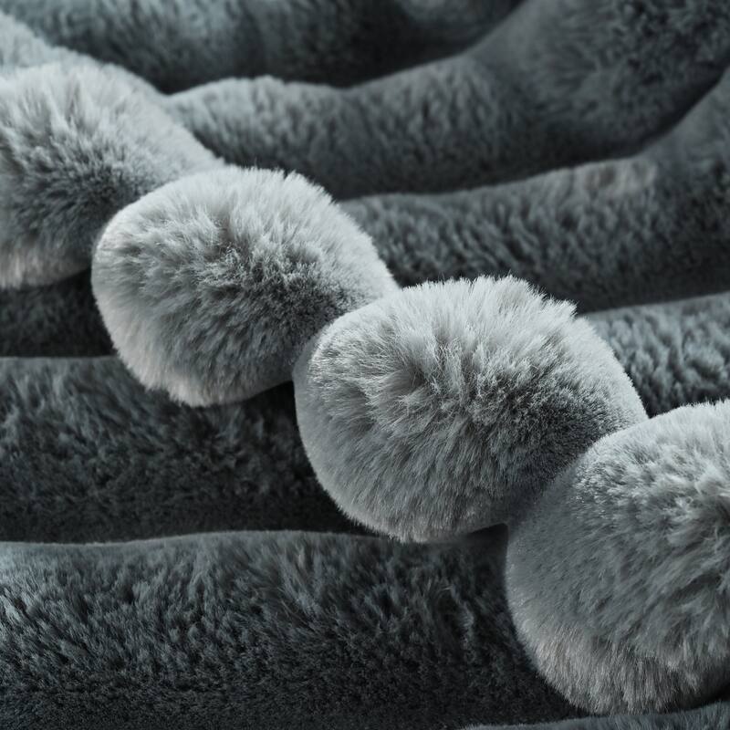 Sofa Bed Napping Daybed Fluffy Corduroy Upholstered Cloud Couch with Throw Pillows