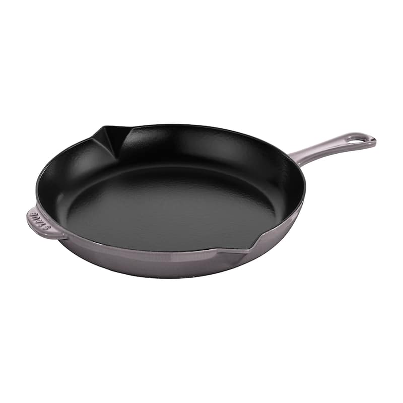 STAUB Cast Iron 12-inch Fry Pan - Graphite Grey - 12-inch