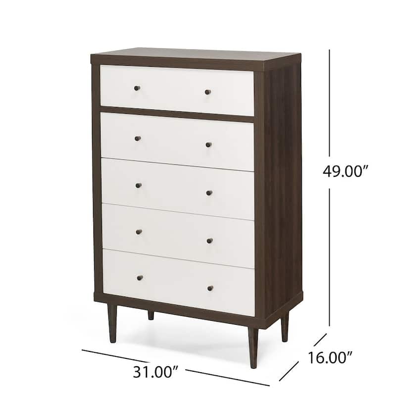 Modern Chest of Drawers - 3, 4, or 5 Drawer by Christopher Knight Home
