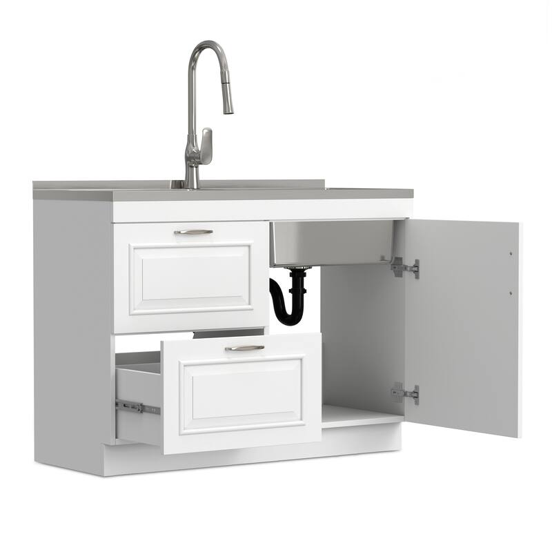 WYNDENHALL Gregg 20-inch Utility Sink & Cabinet