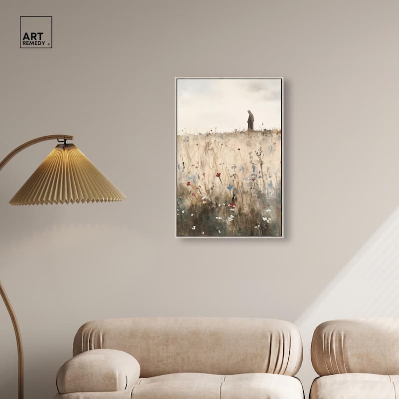 Ambling Monk Canvas by Art Remedy