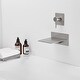 preview thumbnail 4 of 19, Wall Mount Bathroom Sink Faucet Waterfall Brass Modern 2 Hole Bathroom Basin Vanity Faucets with Valve
