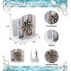 preview thumbnail 2 of 5, CoTa Global Silver Sea Nautical Wooden Napkin Holder - Handmade - 4.8″Lx4.5″Wx3.1″H