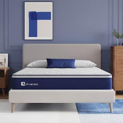 Avenco 12'' Medium Memory Foam Hybrid Mattress