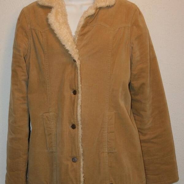 Shop Abercrombie Fitch Faux Fur Large Coat Jacket Winter Tan