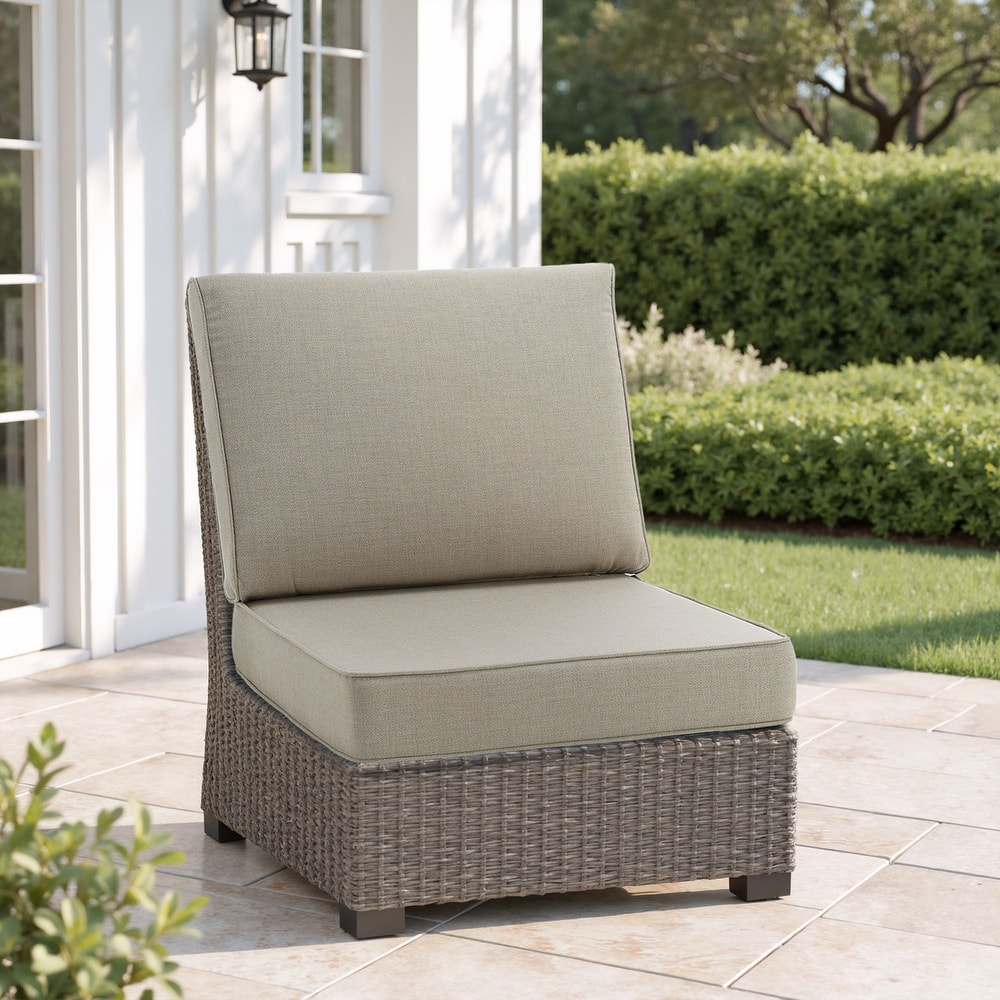 Outdoor 4.7" Thick Sunbrella Cushion Set with Back and Seat Cushions