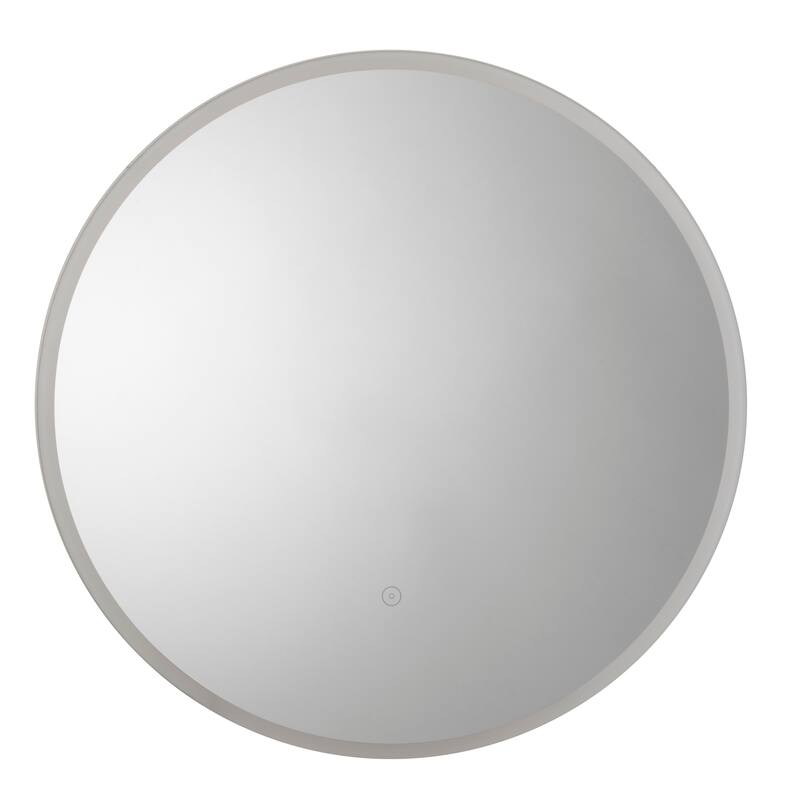 Croydex Aurora Round Illuminated Vanity, Bathroom Wall Mirror with