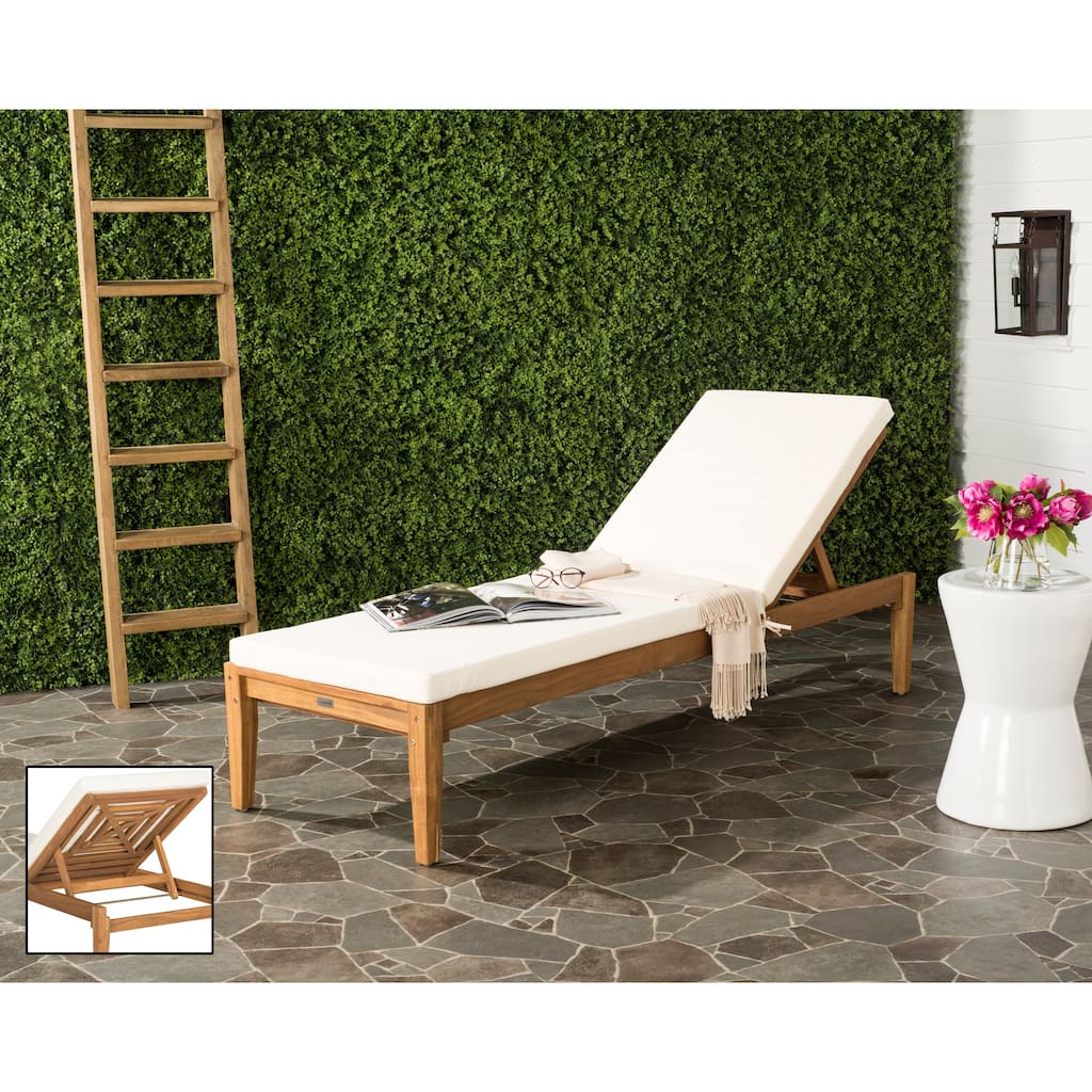SAFAVIEH Outdoor Walti Chaise Lounge Chair