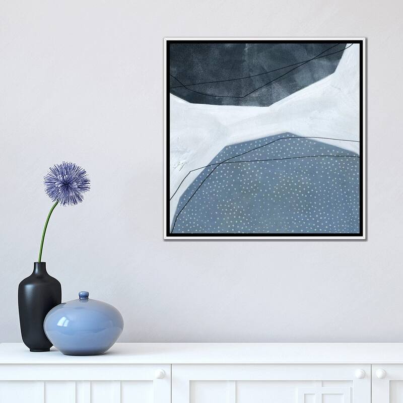 iCanvas "Adjacent Abstraction I" by Emma Scarvey Framed Canvas Print