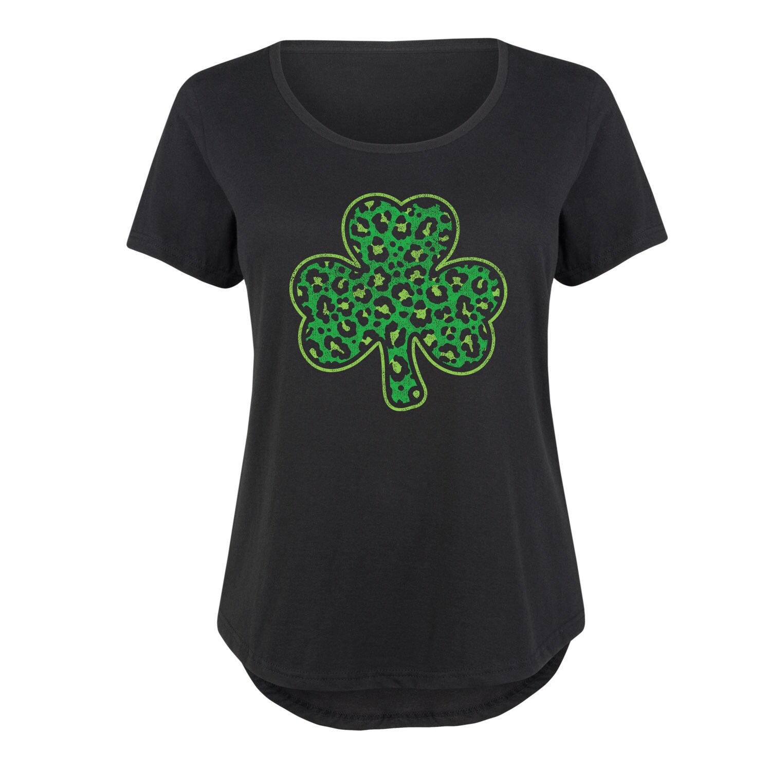 Shop Leopard Shamrock St Patricks Day Easter Ladies Plus Size