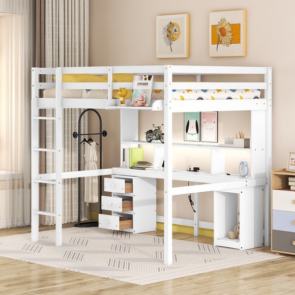 Elevated bed frame with storage hot sale