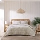 preview thumbnail 2 of 10, Tommy Bahama Costa Blanca Beige Cotton Reversible Duvet Cover Set