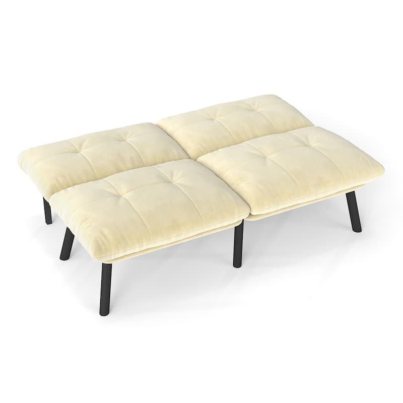 Convertible Folding Modern Sofa Bed, Back-Adjustable Sofa