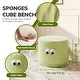 preview thumbnail 3 of 7, Kids Ottoman Footrest Foot Stool Kids Foam Cushion Seat Holding Hands Seat (1 Piece)