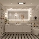 preview thumbnail 125 of 161, Large LED Bathroom mirror Tempered Glass Dimmable Anti-Fog Vanity Mirror