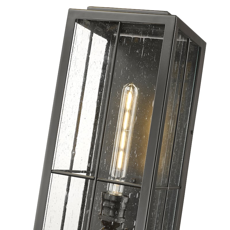 Millennium Lighting Jaxson 1 Light Outdoor Wall Sconce in Powder Coat Black
