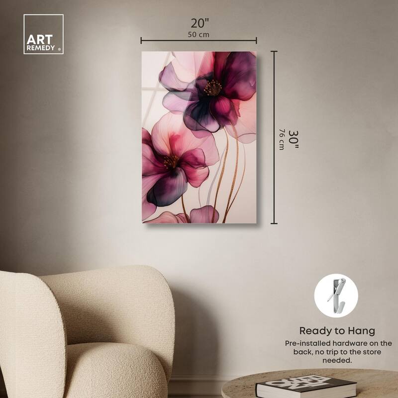 Velvet Verse III Acrylic by Art Remedy, Ready to Hang