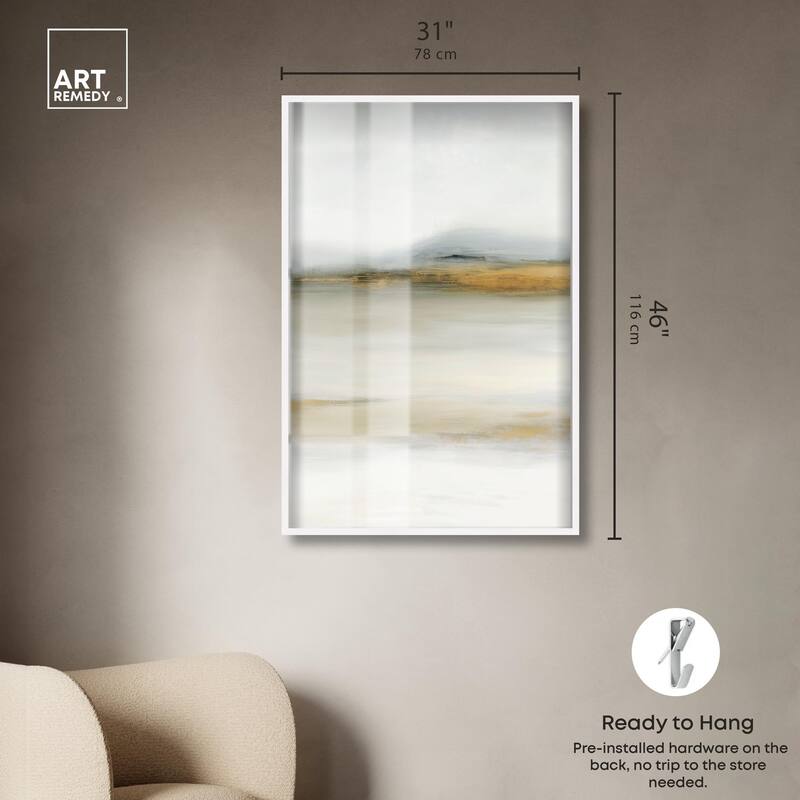 Misty Expanse II Shadowbox by Art Remedy