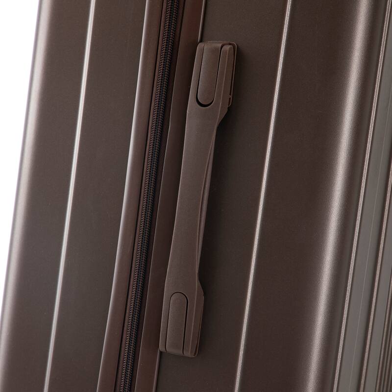 3 Piece Set 20"/24"/28", Hardshell Suitcases with Spinner Wheels, Lightweight Durable Waterproof Carry on Luggage with TSA Lock