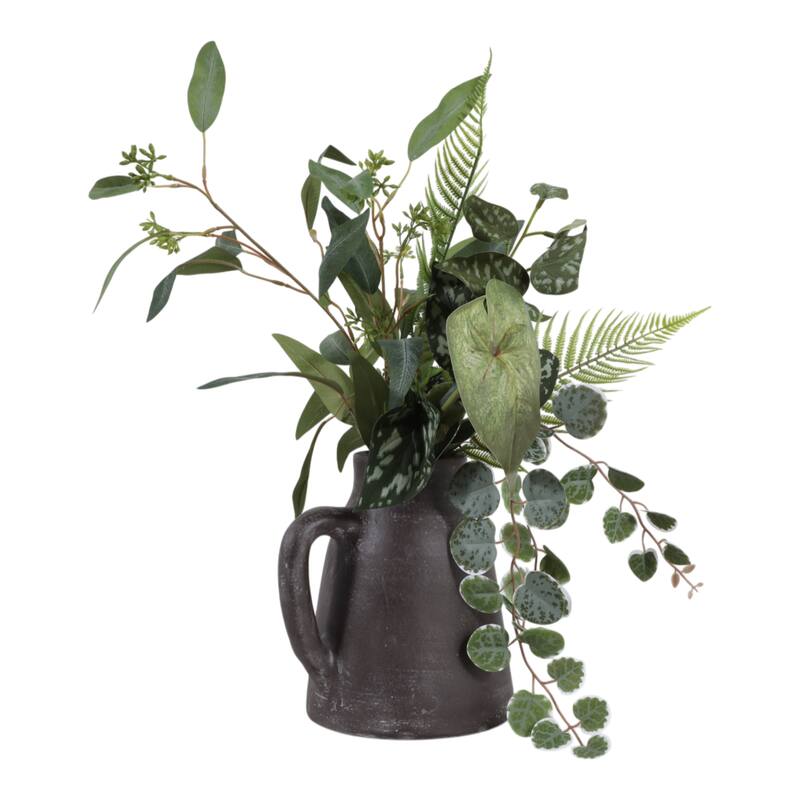 Sagebrook Home Terracotta Vase With Handle