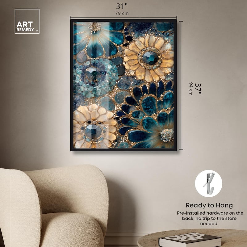 Opulent Geode III Shadowbox by Art Remedy