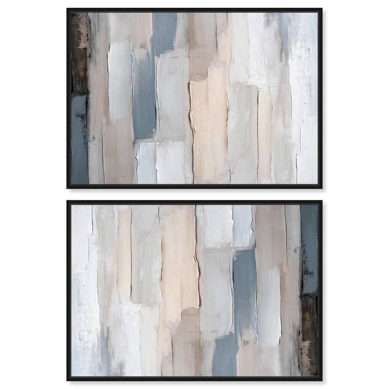 Simple Golden Swallow Canvas by Art Remedy - 40" x 40" - Silver