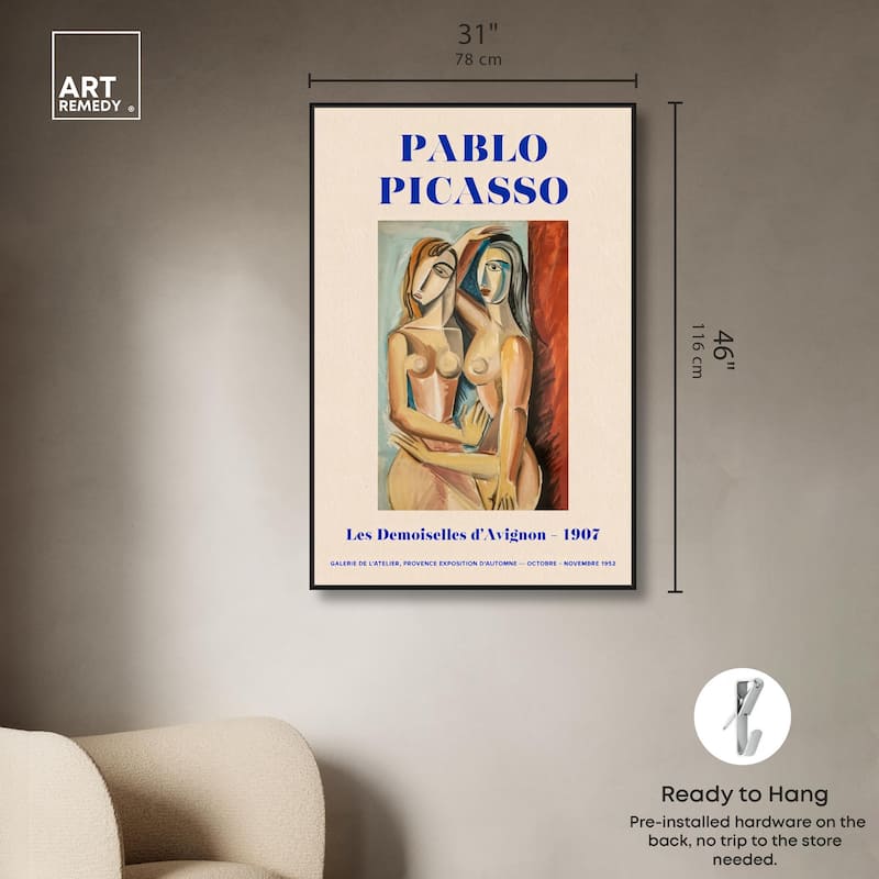 Picasso's Avignon Canvas by Art Remedy