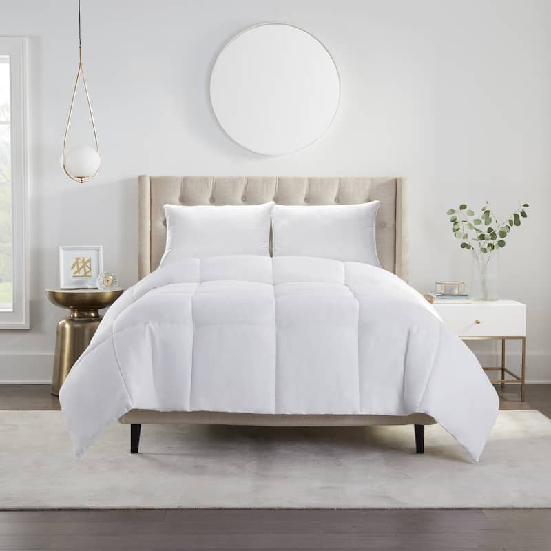 Serta Simply Clean Medium/Firm Antimicrobial Pillow Pair - White