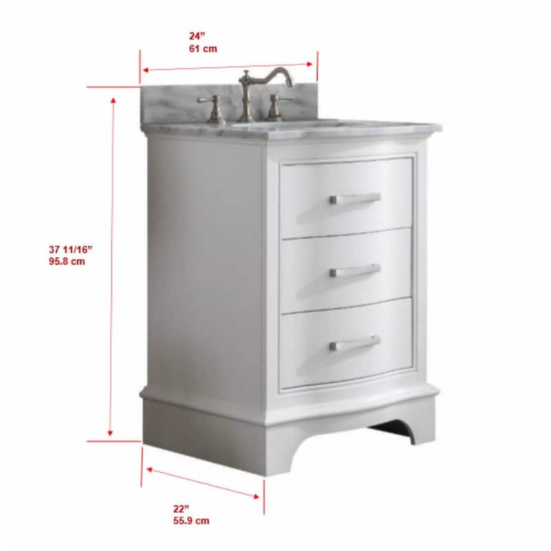 Sudio Design Monroe 24" Bathroom Vanity