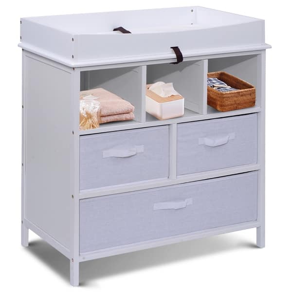Costway Infant Baby Diaper Station Nursery Furniture Changing Costway Infant Baby Diaper Station