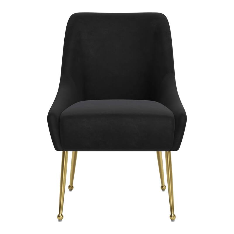 Maxine Dining Chair Gray & Gold