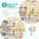 preview thumbnail 21 of 58, Costway 8-in-1 Baby High Chair Convertible Dining Booster Seat with