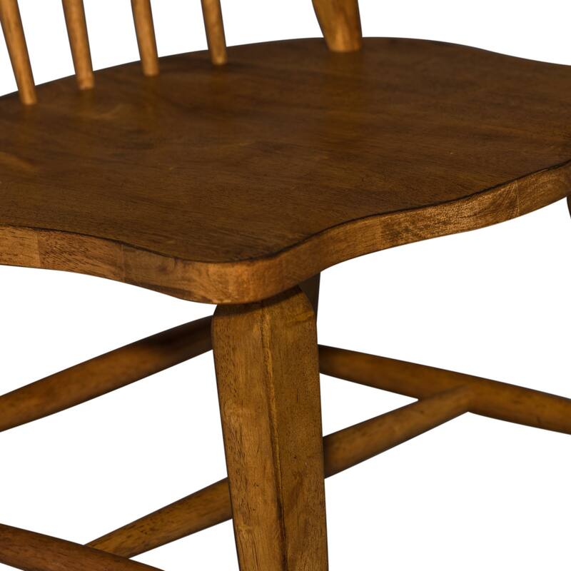 The Gray Barn Hearthstone Ridge Tobacco 5 Piece Rectangular Table Set