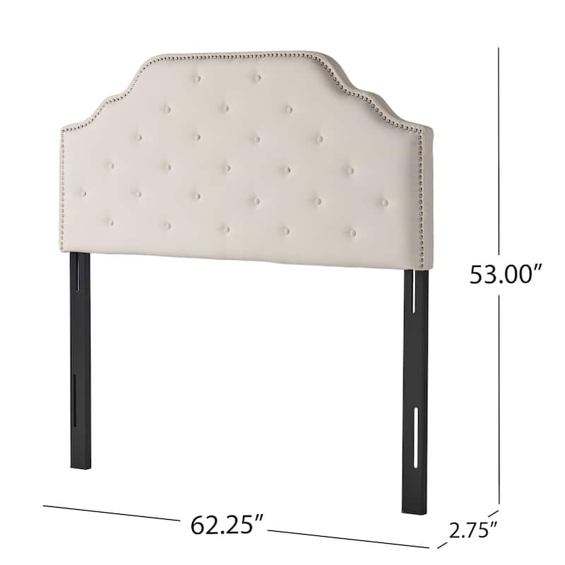 Mid Century Headboard for Queen Size Bed,Upholstered Tufted Bed Headboard