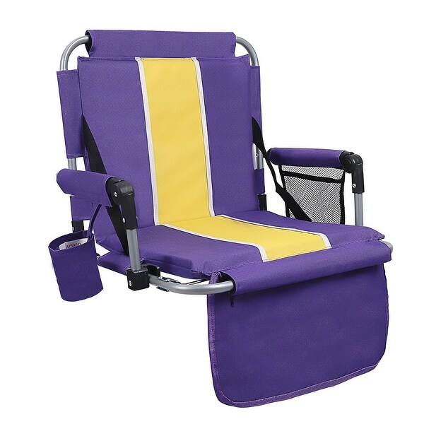 Purple top stadium seats