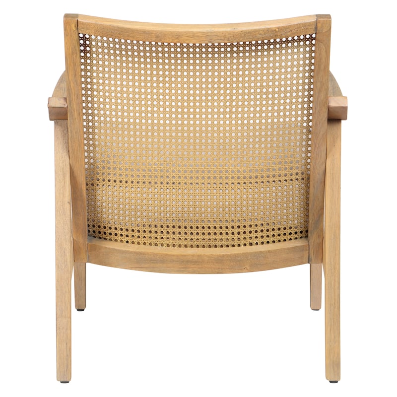 Vancia Contemporary Linen Upholstered Accent Chair by Furniture of America