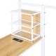 preview thumbnail 5 of 30, Metal House Bed Frame with Functional Desk Power Outlets and USB Ports