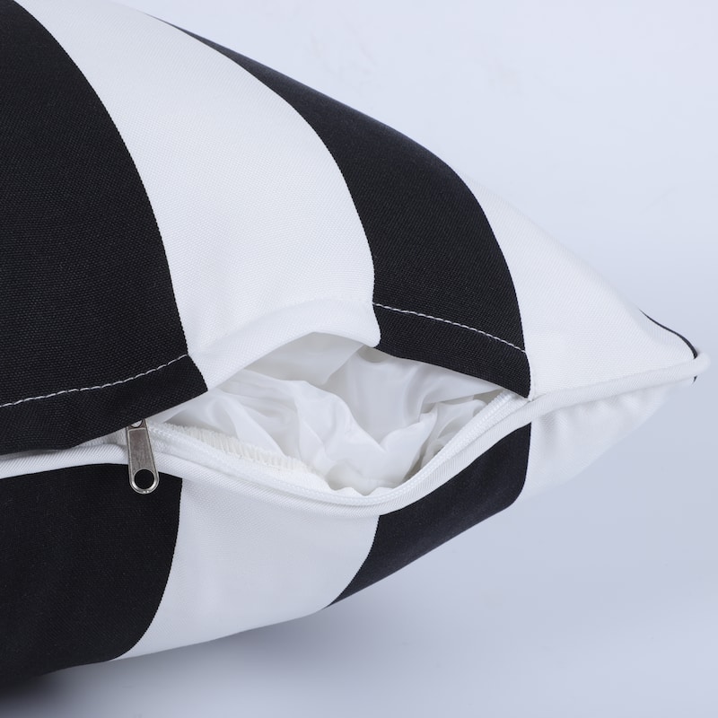 GDFStudio Marie Outdoor 24x24 Inch Seat Cushion Set with Removable Covers (set of 2) - 24" x 24"