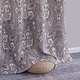 preview thumbnail 46 of 46, HLC.me Paris Paisley Print Light Reducing Filtering Grommet Window Curtain Panels - Set of 2
