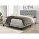 Copper Grove Gargan Upholstered Panel Bed - Grey - King