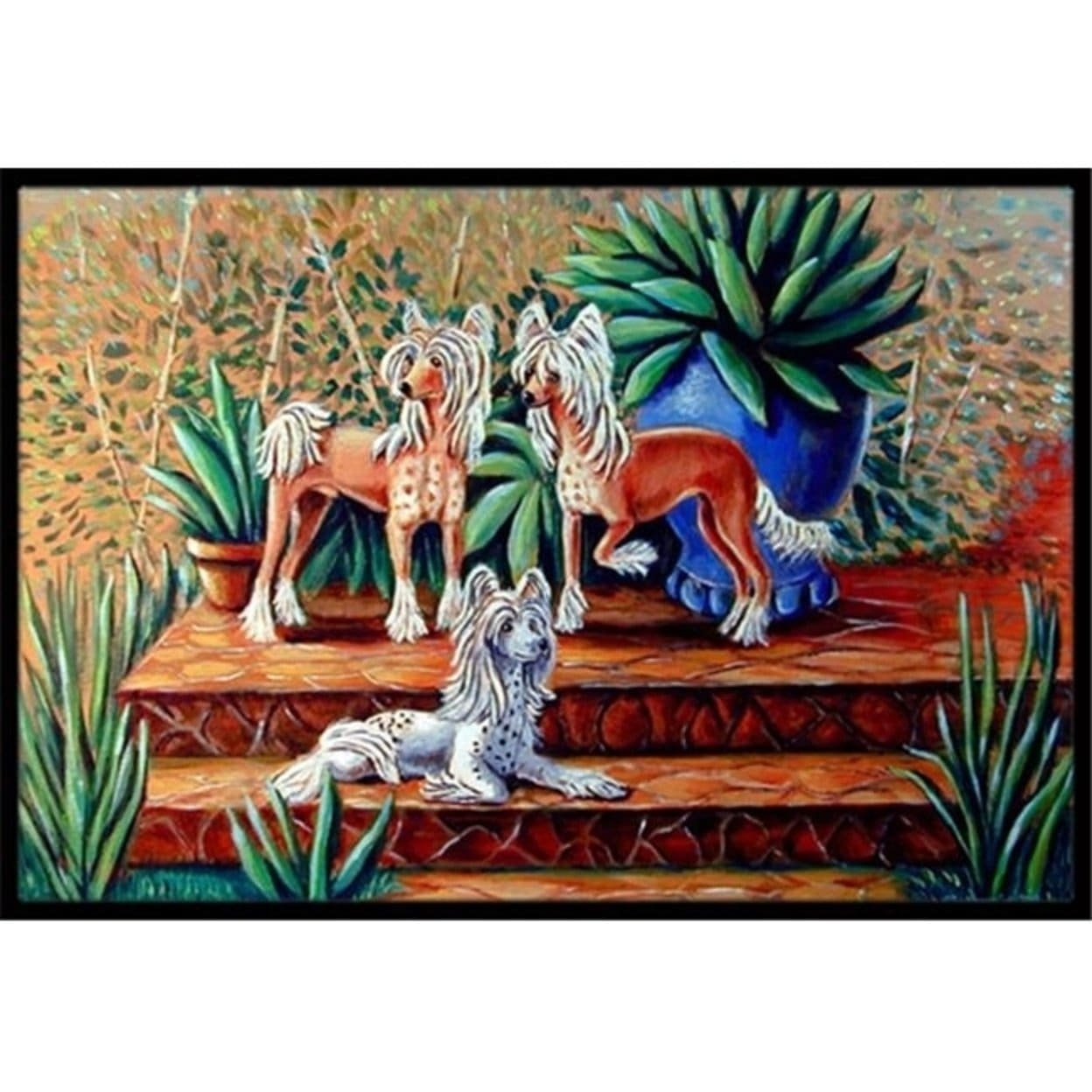 Carolines Treasures 7505mat 18 X 27 In Chinese Crested Indoor Outdoor Mat On Sale Overstock 27706890