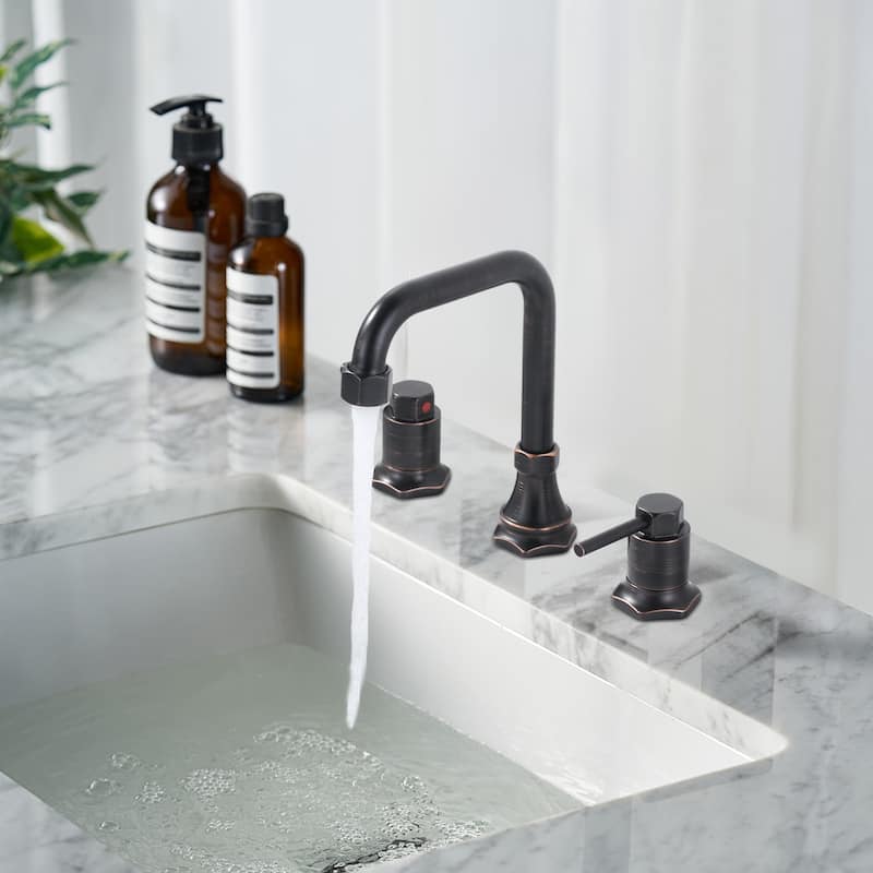 WOWOW Modern-Style Bathroom Faucet with Pop-Up Drain
