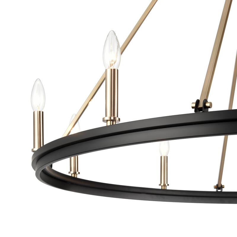 Millennium Lighting 9510 Carruth 10 Light 45" Wide Taper Candle Style