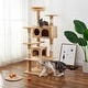 preview thumbnail 1 of 8, Kittens Multi-Level Cat Tree Cat Condo with Scratching Posts