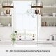 preview thumbnail 5 of 10, Hunter Karloff Clear Glass Bell-Shaped Pendant - Kitchen Island, Dining Room, Entry - Modern Farmhouse, Rustic, Industrial