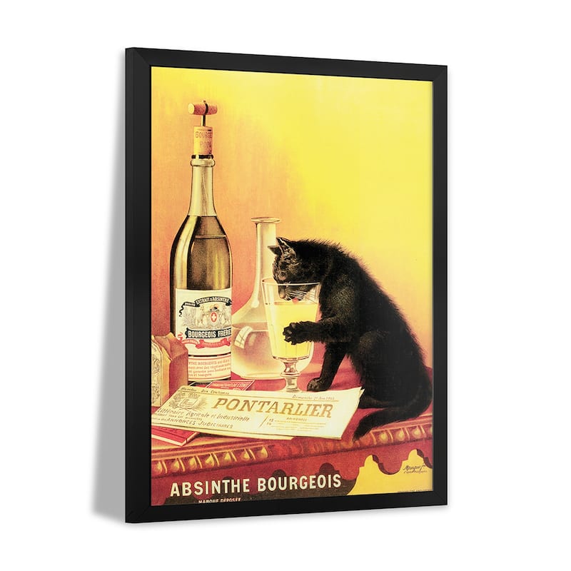 Absinthe Bourgeois Premium Framed Poster by Vintage Apple Collection
