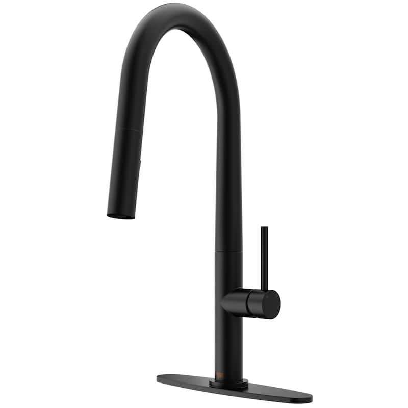 VIGO Greenwich 18" H Single Handle Pull-Down Sprayer Kitchen Faucet