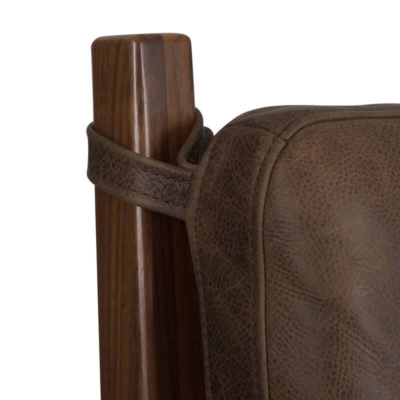 Poly & Bark Truro Bed Frame with Leather Cushions