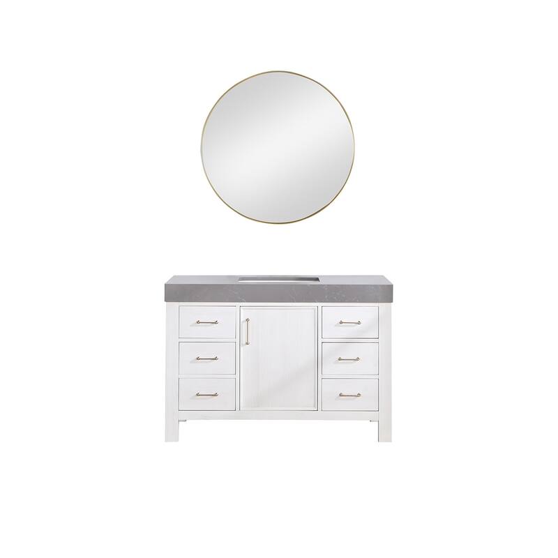 Miseno MV-703848 León 48" Free Standing Single Basin Vanity Set with