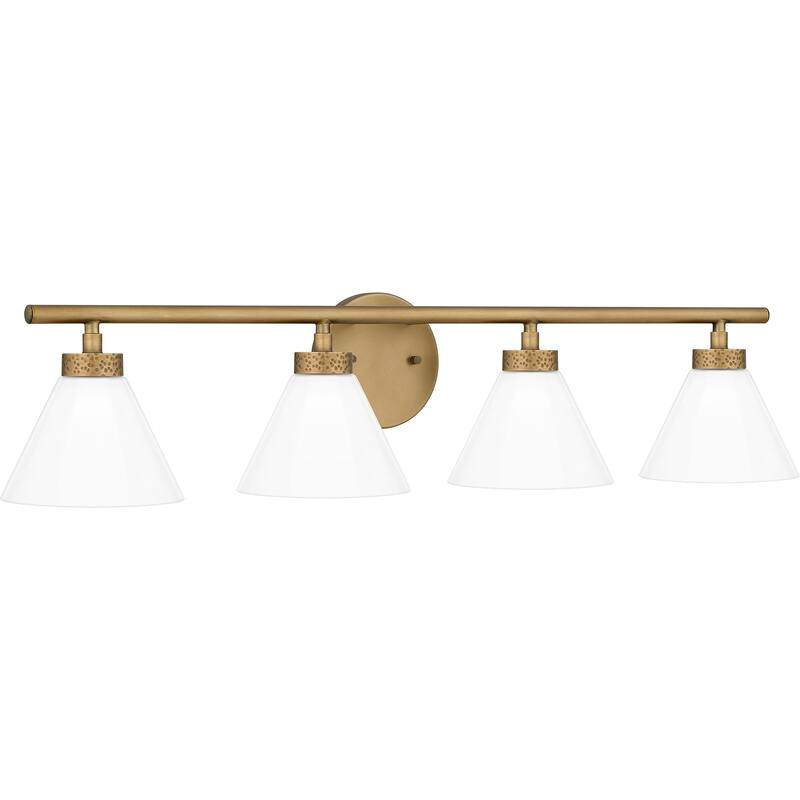 Ira 4-Light Weathered Brass Vanity Light
